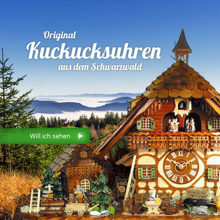 Tischuhr - Kuckucksuhren Shop - Original Kuckucksuhren aus dem Schwarzwald